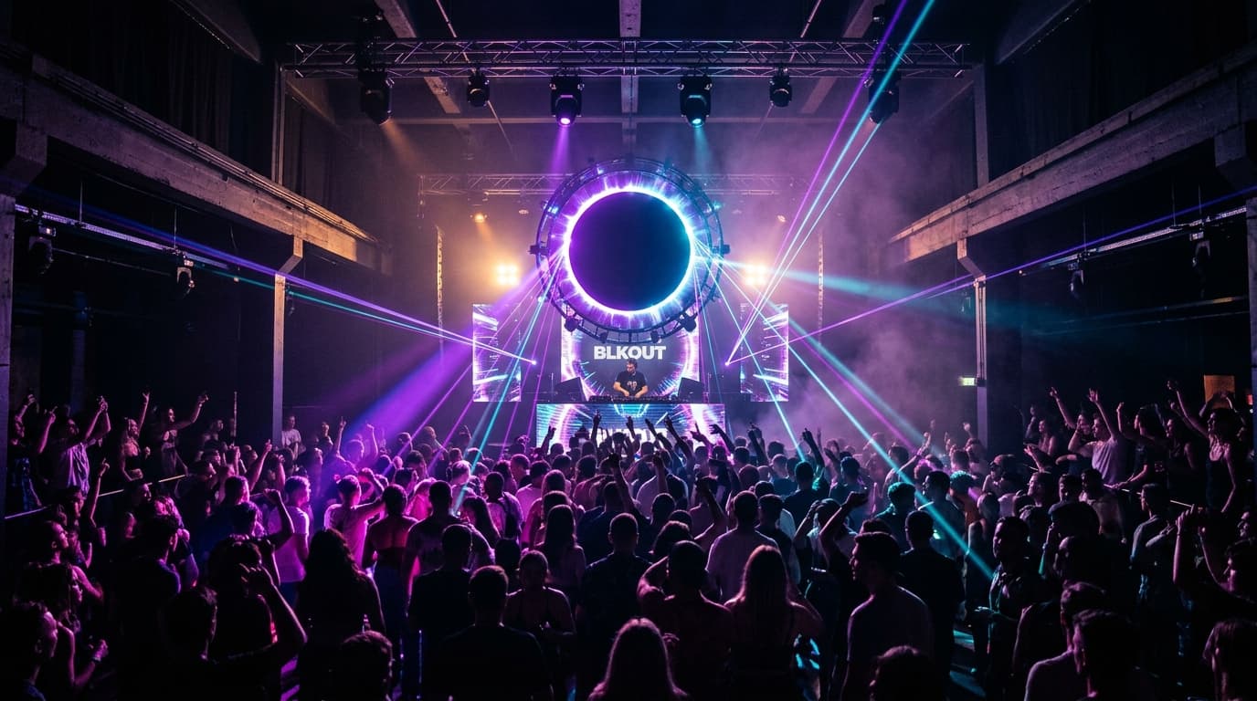 Void stage lighting production